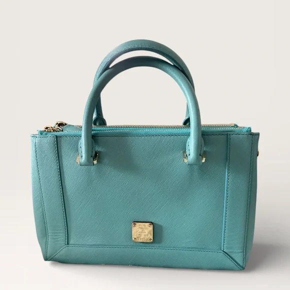 MCM Nuovo Satchel/Shoulder Bag Saffiano Leather - Excellent Condition - Picture 1 of 16